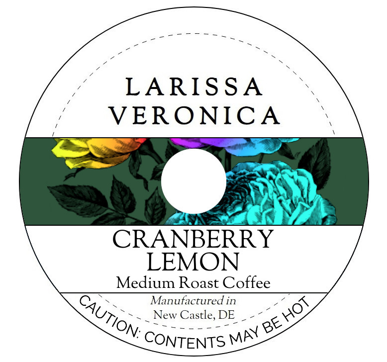 Cranberry Lemon Medium Roast Coffee <BR>(Single Serve K-Cup Pods)
