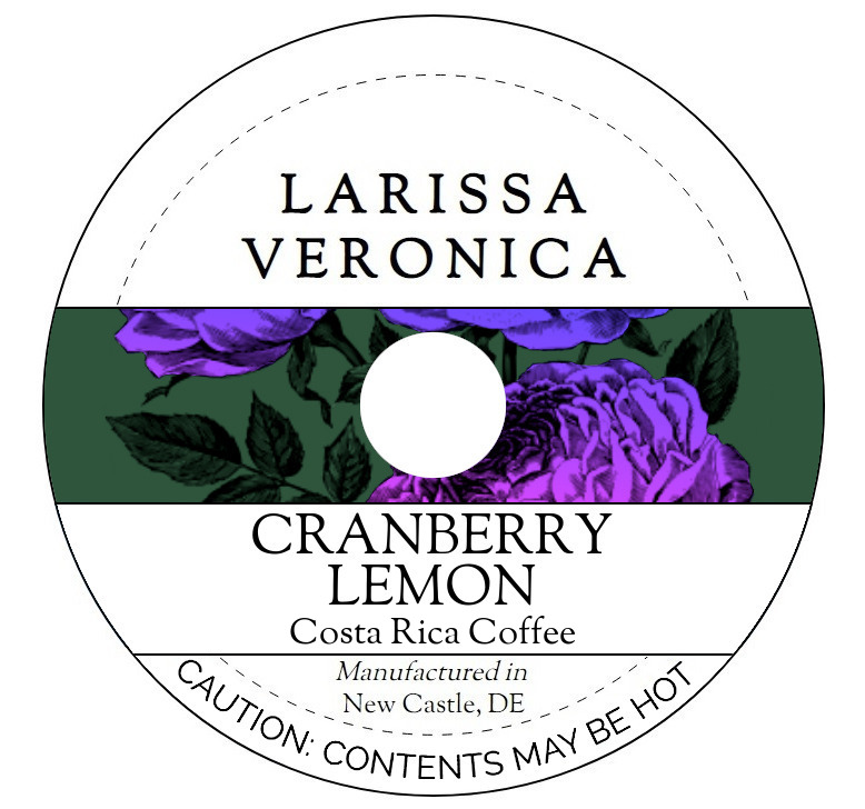 Cranberry Lemon Costa Rica Coffee <BR>(Single Serve K-Cup Pods)