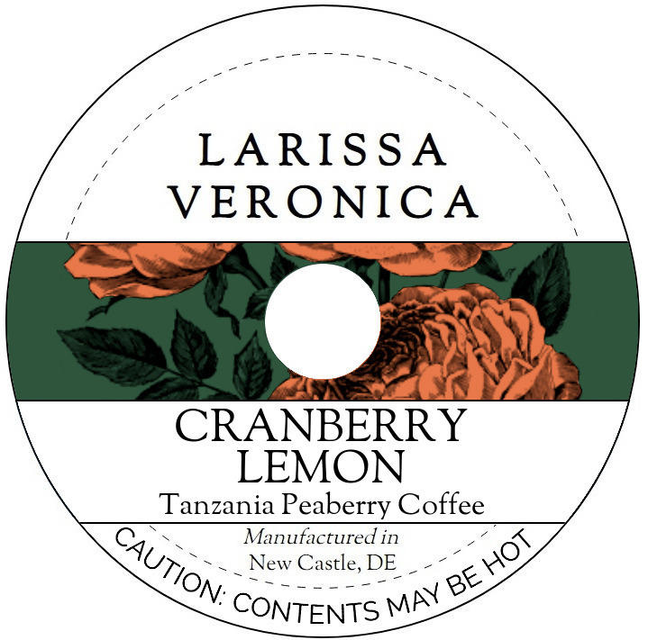 Cranberry Lemon Tanzania Peaberry Coffee <BR>(Single Serve K-Cup Pods)