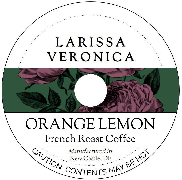 Orange Lemon French Roast Coffee <BR>(Single Serve K-Cup Pods)