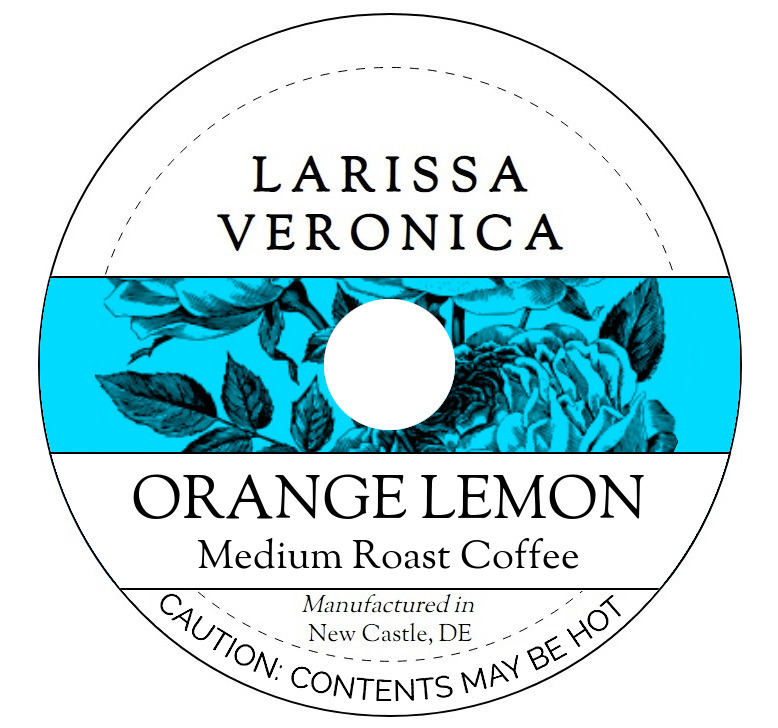 Orange Lemon Medium Roast Coffee <BR>(Single Serve K-Cup Pods)