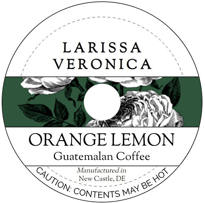 Orange Lemon Guatemalan Coffee <BR>(Single Serve K-Cup Pods)