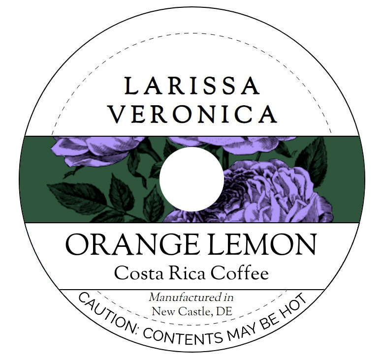 Orange Lemon Costa Rica Coffee <BR>(Single Serve K-Cup Pods)