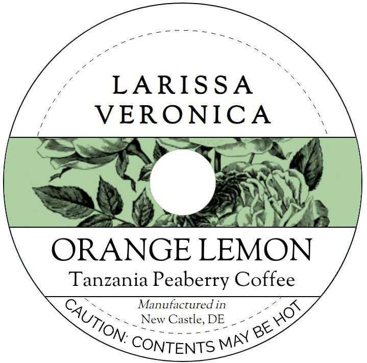Orange Lemon Tanzania Peaberry Coffee <BR>(Single Serve K-Cup Pods)