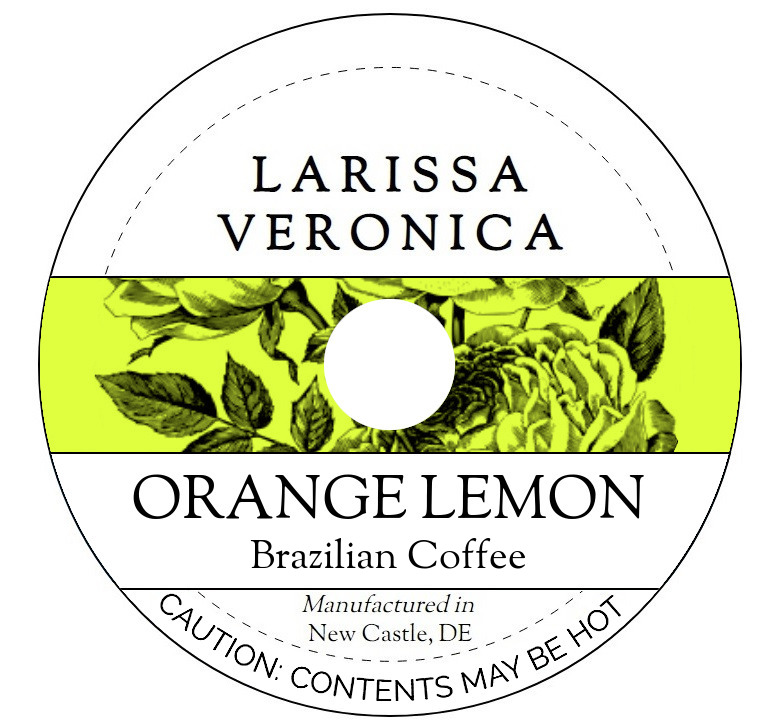 Orange Lemon Brazilian Coffee <BR>(Single Serve K-Cup Pods)