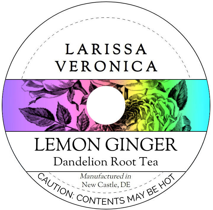 Lemon Ginger Dandelion Root Tea <BR>(Single Serve K-Cup Pods)