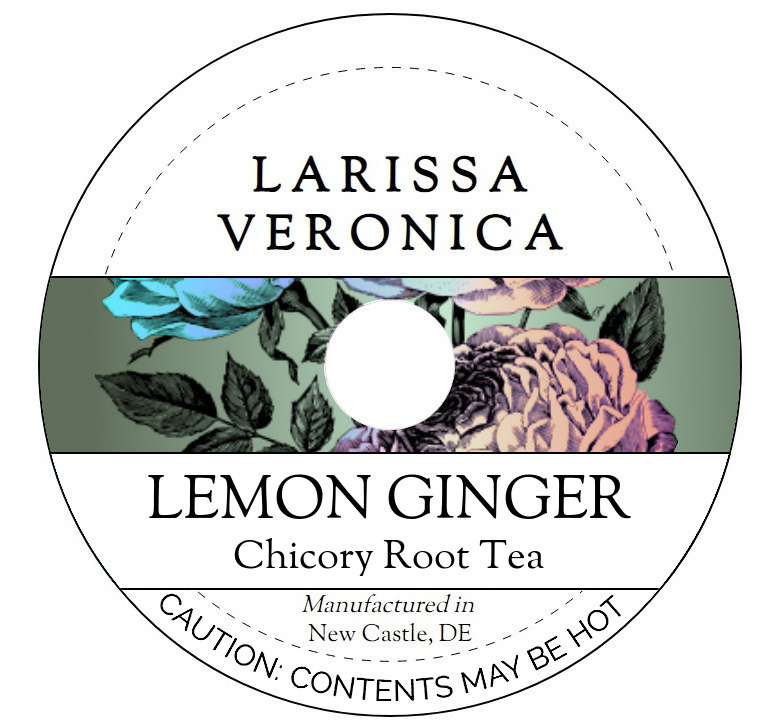 Lemon Ginger Chicory Root Tea <BR>(Single Serve K-Cup Pods)