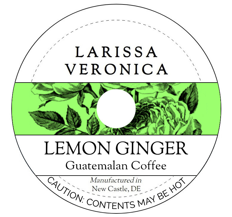 Lemon Ginger Guatemalan Coffee <BR>(Single Serve K-Cup Pods)