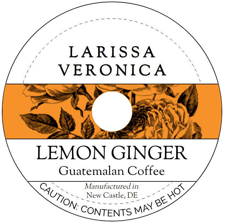 Lemon Ginger Guatemalan Coffee <BR>(Single Serve K-Cup Pods)