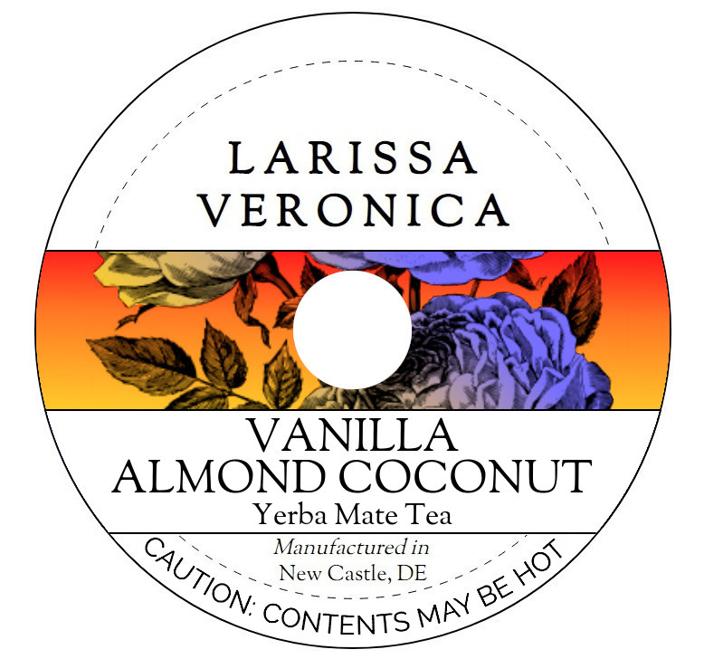 Vanilla Almond Coconut Yerba Mate Tea <BR>(Single Serve K-Cup Pods)