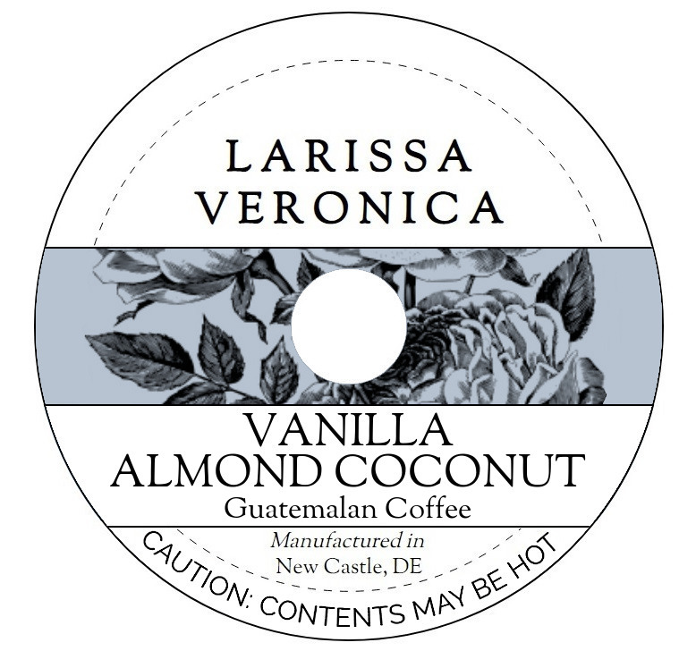 Vanilla Almond Coconut Guatemalan Coffee <BR>(Single Serve K-Cup Pods)