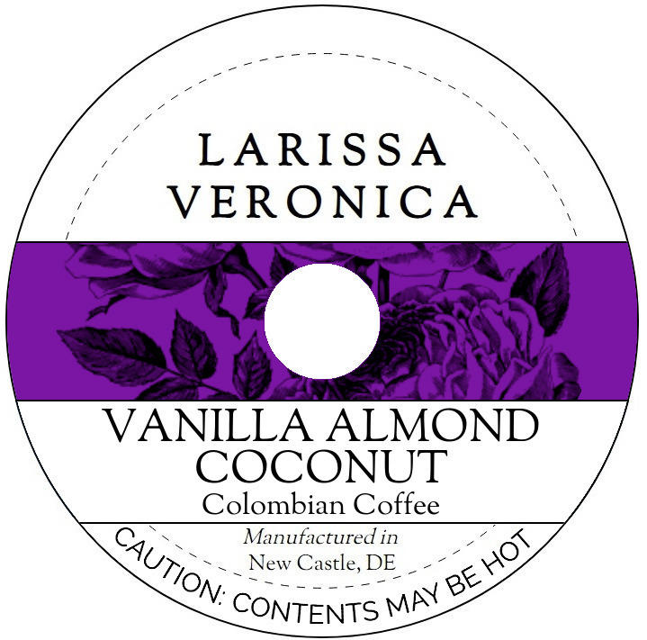 Vanilla Almond Coconut Colombian Coffee <BR>(Single Serve K-Cup Pods)