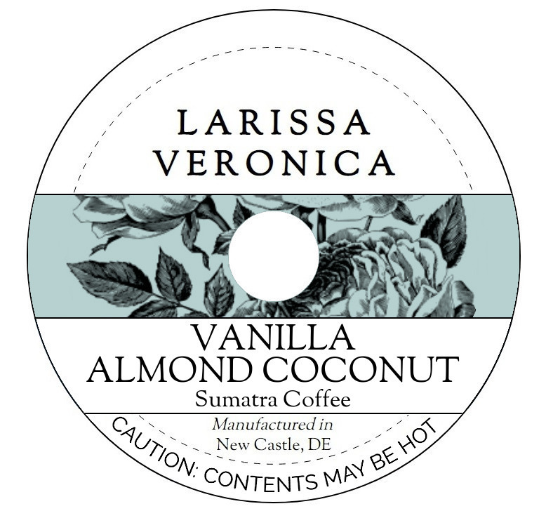 Vanilla Almond Coconut Sumatra Coffee <BR>(Single Serve K-Cup Pods)