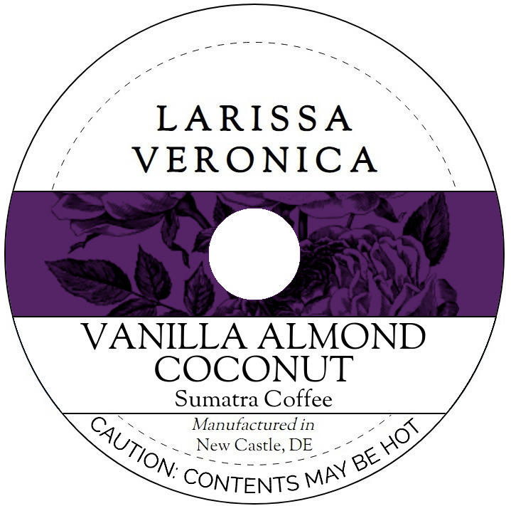 Vanilla Almond Coconut Sumatra Coffee <BR>(Single Serve K-Cup Pods)