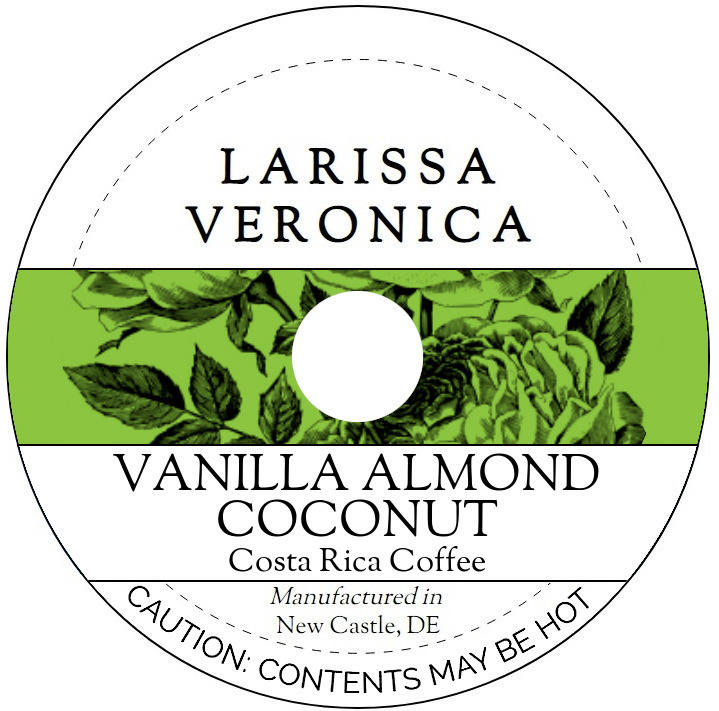 Vanilla Almond Coconut Costa Rica Coffee <BR>(Single Serve K-Cup Pods)