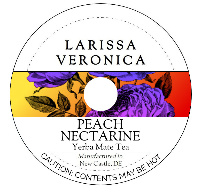 Peach Nectarine Yerba Mate Tea <BR>(Single Serve K-Cup Pods)