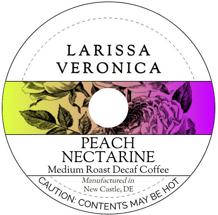 Peach Nectarine Medium Roast Decaf Coffee <BR>(Single Serve K-Cup Pods)