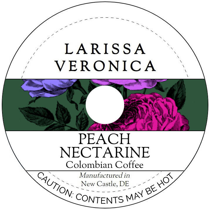 Peach Nectarine Colombian Coffee <BR>(Single Serve K-Cup Pods)