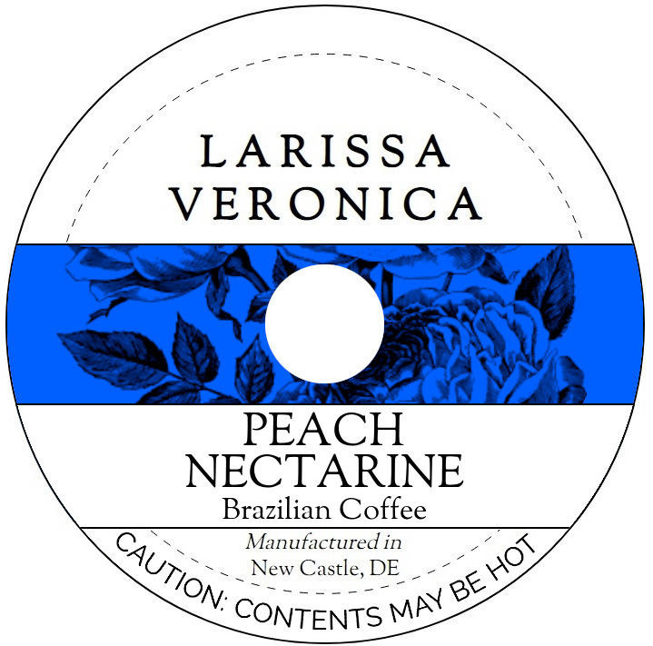 Peach Nectarine Brazilian Coffee <BR>(Single Serve K-Cup Pods)