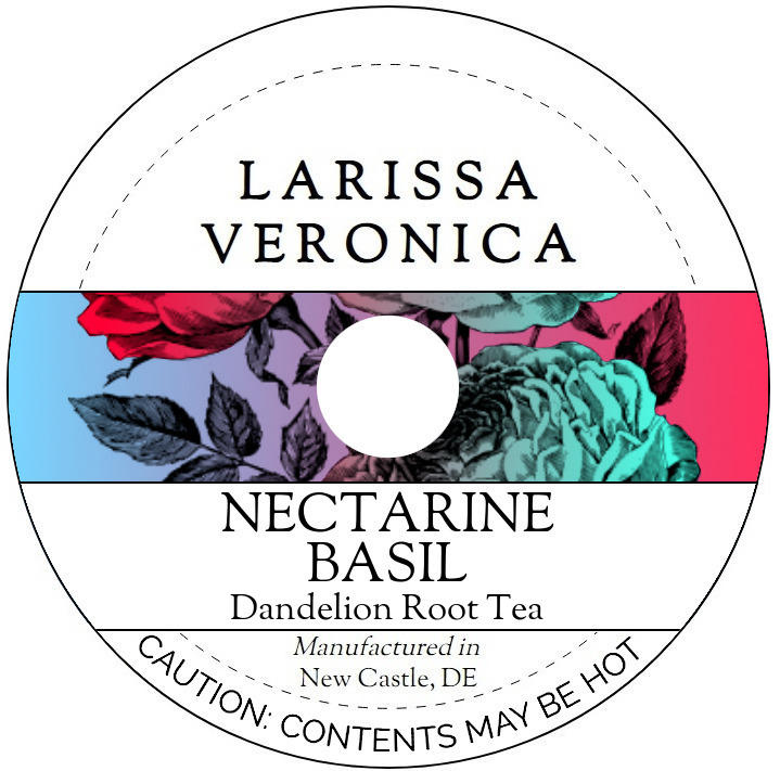 Nectarine Basil Dandelion Root Tea <BR>(Single Serve K-Cup Pods)