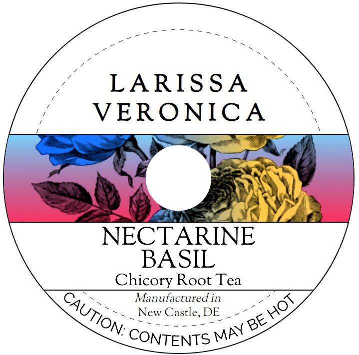 Nectarine Basil Chicory Root Tea <BR>(Single Serve K-Cup Pods)