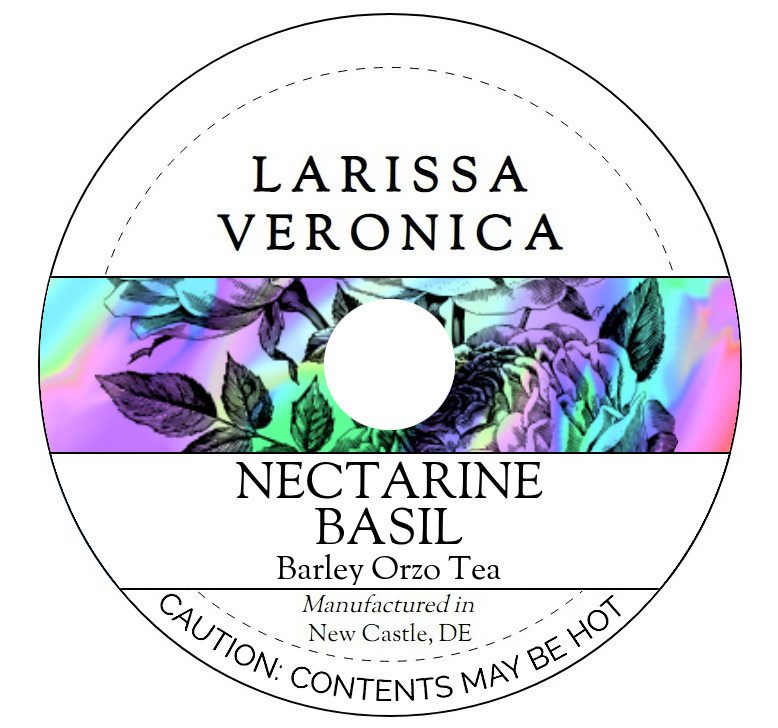 Nectarine Basil Barley Orzo Tea <BR>(Single Serve K-Cup Pods)