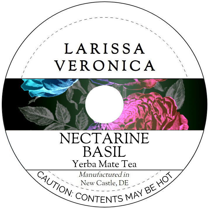 Nectarine Basil Yerba Mate Tea <BR>(Single Serve K-Cup Pods)