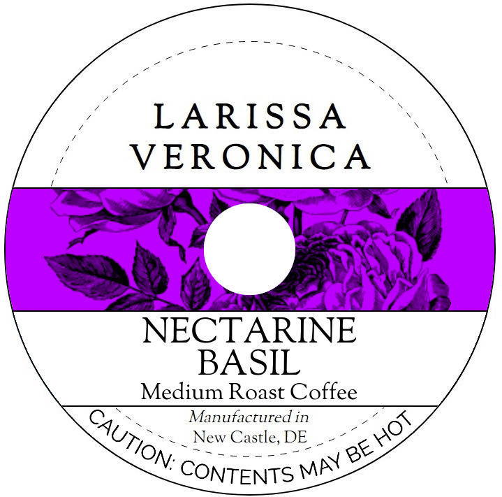 Nectarine Basil Medium Roast Coffee <BR>(Single Serve K-Cup Pods)