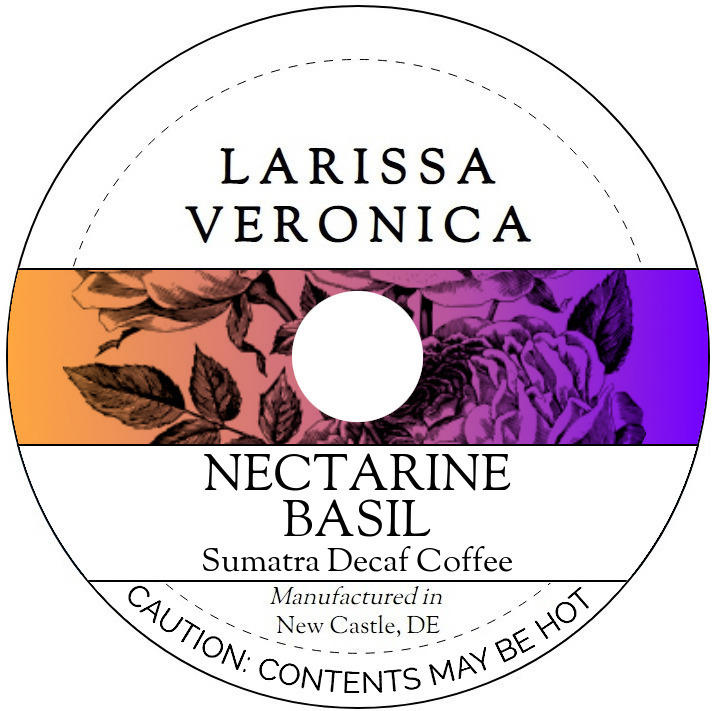 Nectarine Basil Sumatra Decaf Coffee <BR>(Single Serve K-Cup Pods)