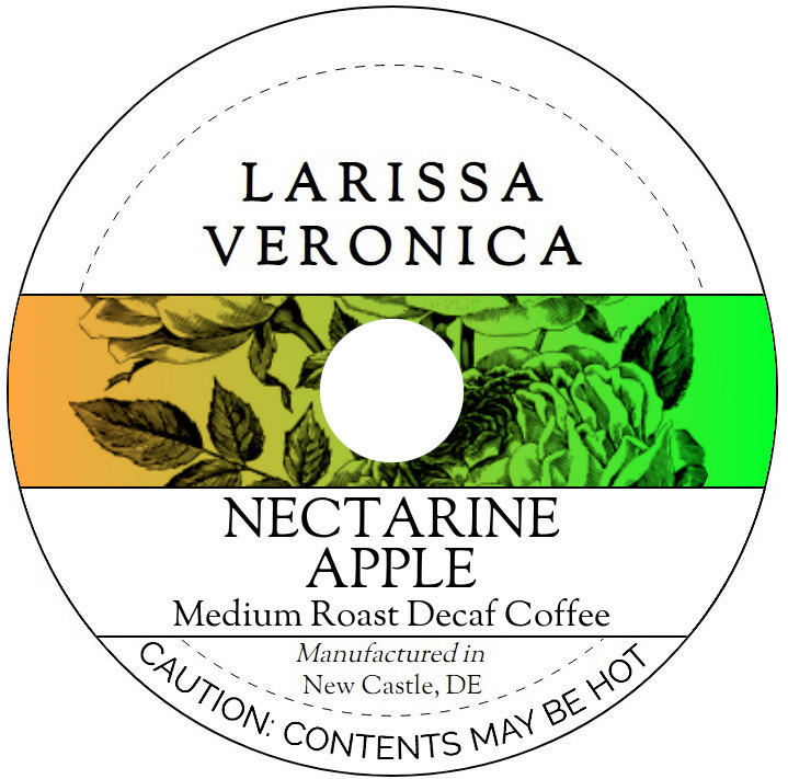 Nectarine Apple Medium Roast Decaf Coffee <BR>(Single Serve K-Cup Pods)