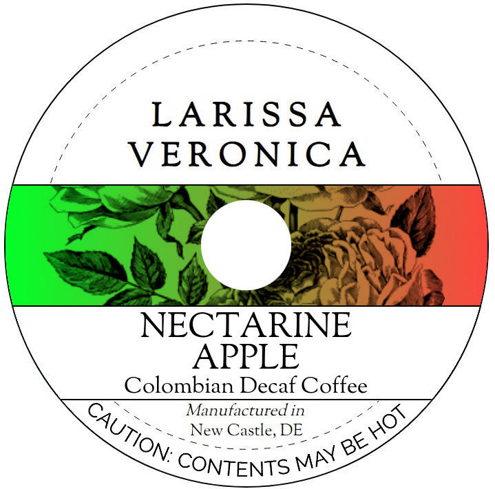 Nectarine Apple Colombian Decaf Coffee <BR>(Single Serve K-Cup Pods)