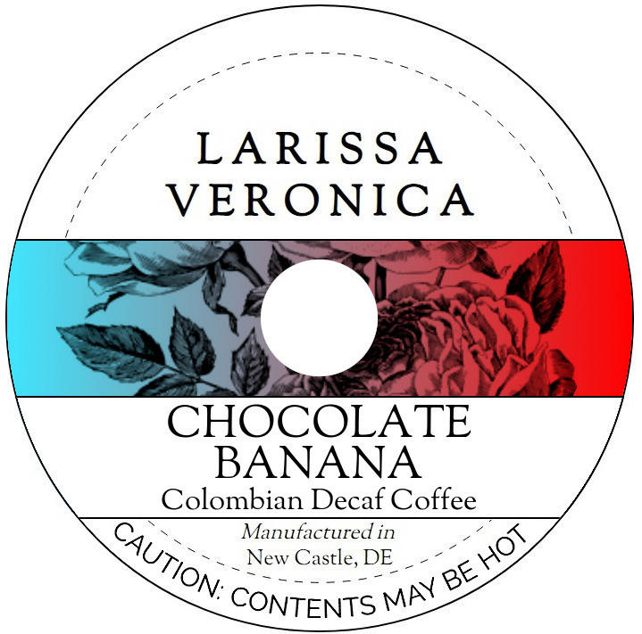 Chocolate Banana Colombian Decaf Coffee <BR>(Single Serve K-Cup Pods)