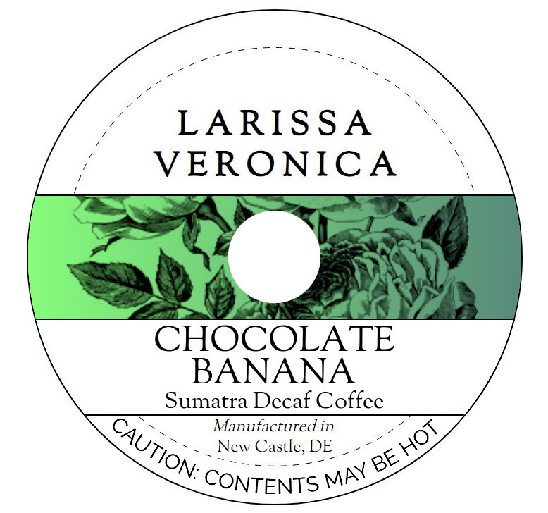 Chocolate Banana Sumatra Decaf Coffee <BR>(Single Serve K-Cup Pods)