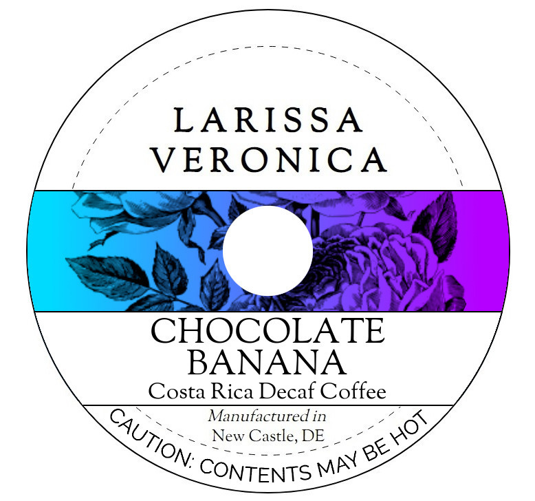 Chocolate Banana Costa Rica Decaf Coffee <BR>(Single Serve K-Cup Pods)