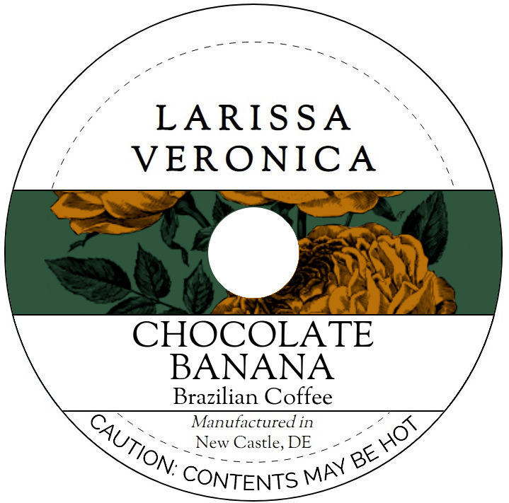 Chocolate Banana Brazilian Coffee <BR>(Single Serve K-Cup Pods)