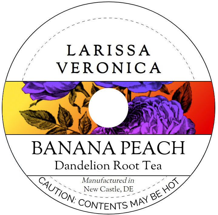 Banana Peach Dandelion Root Tea <BR>(Single Serve K-Cup Pods)