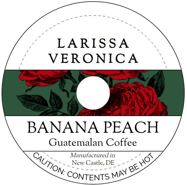 Banana Peach Guatemalan Coffee <BR>(Single Serve K-Cup Pods)