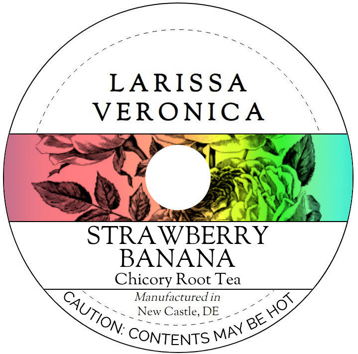 Strawberry Banana Chicory Root Tea <BR>(Single Serve K-Cup Pods)