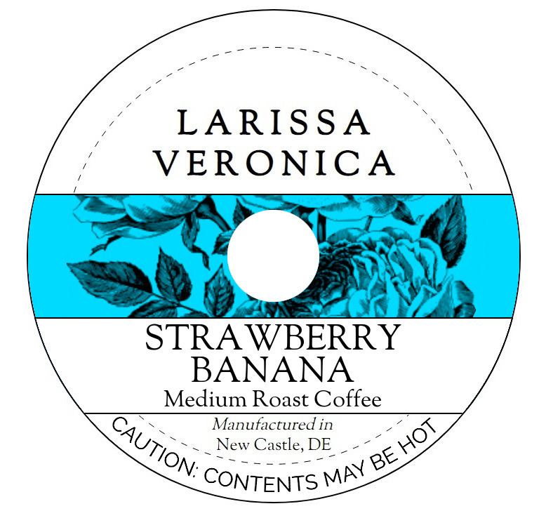 Strawberry Banana Medium Roast Coffee <BR>(Single Serve K-Cup Pods)