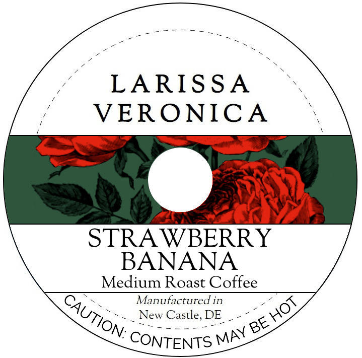 Strawberry Banana Medium Roast Coffee <BR>(Single Serve K-Cup Pods)