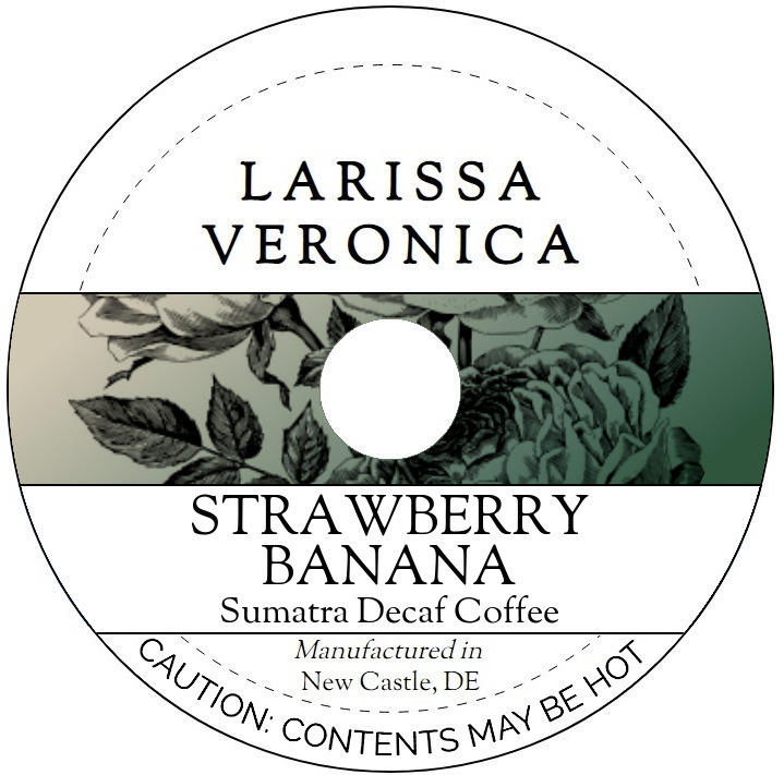 Strawberry Banana Sumatra Decaf Coffee <BR>(Single Serve K-Cup Pods)