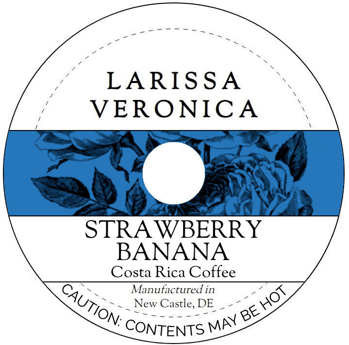 Strawberry Banana Costa Rica Coffee <BR>(Single Serve K-Cup Pods)