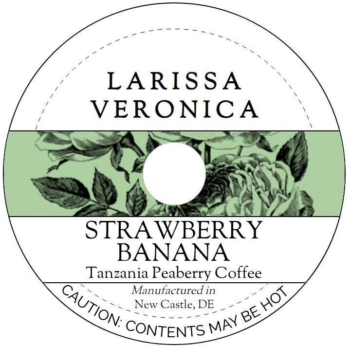 Strawberry Banana Tanzania Peaberry Coffee <BR>(Single Serve K-Cup Pods)