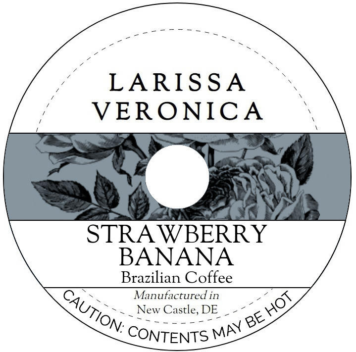 Strawberry Banana Brazilian Coffee <BR>(Single Serve K-Cup Pods)