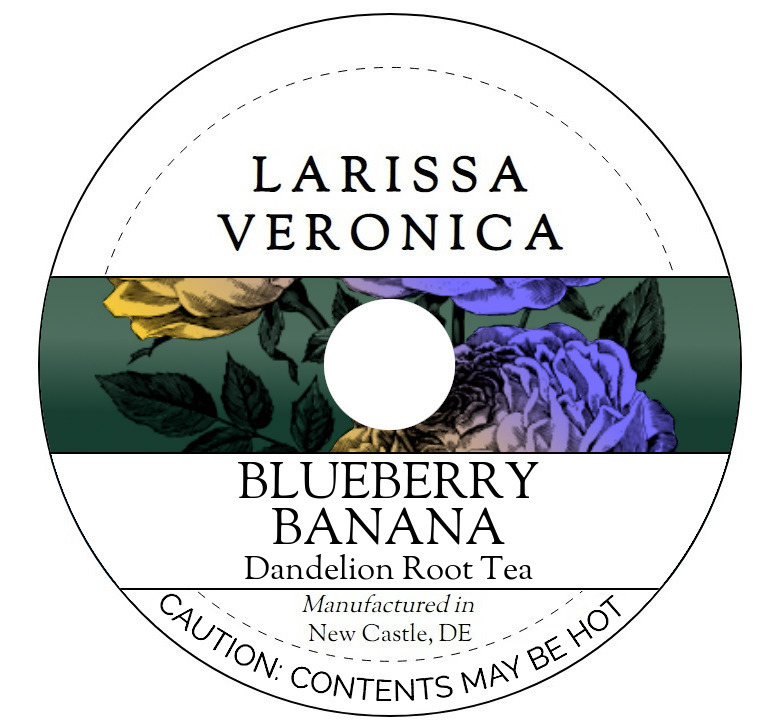 Blueberry Banana Dandelion Root Tea <BR>(Single Serve K-Cup Pods)