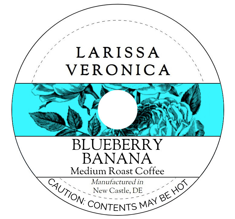 Blueberry Banana Medium Roast Coffee <BR>(Single Serve K-Cup Pods)