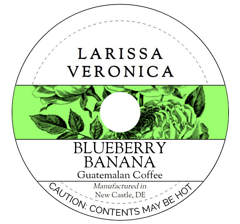 Blueberry Banana Guatemalan Coffee <BR>(Single Serve K-Cup Pods)