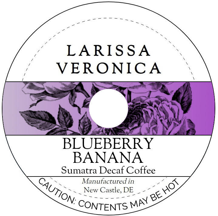 Blueberry Banana Sumatra Decaf Coffee <BR>(Single Serve K-Cup Pods)