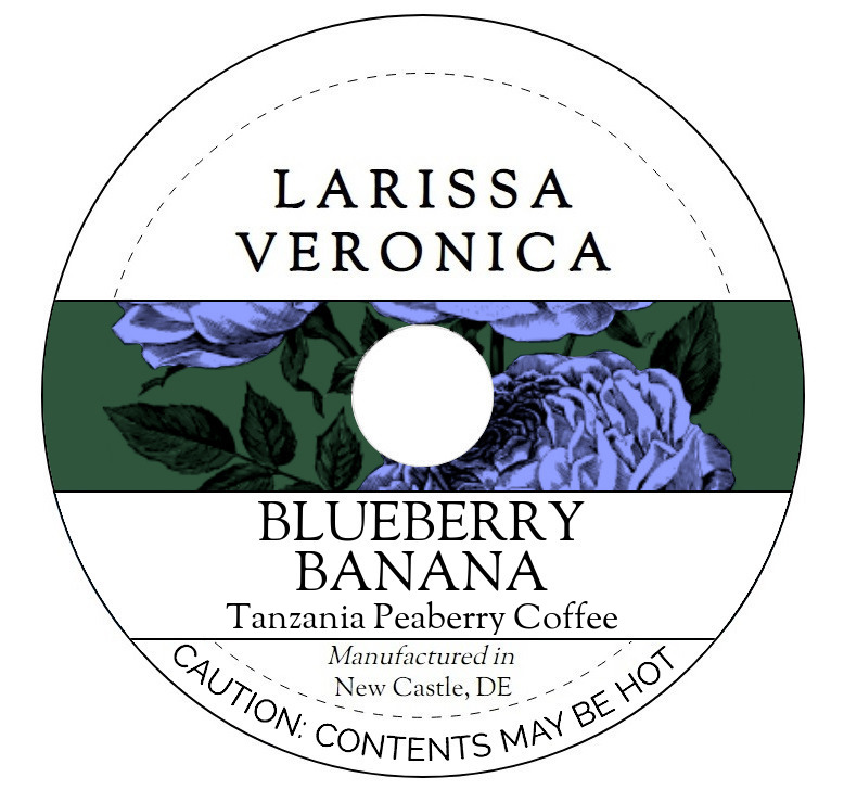 Blueberry Banana Tanzania Peaberry Coffee <BR>(Single Serve K-Cup Pods)