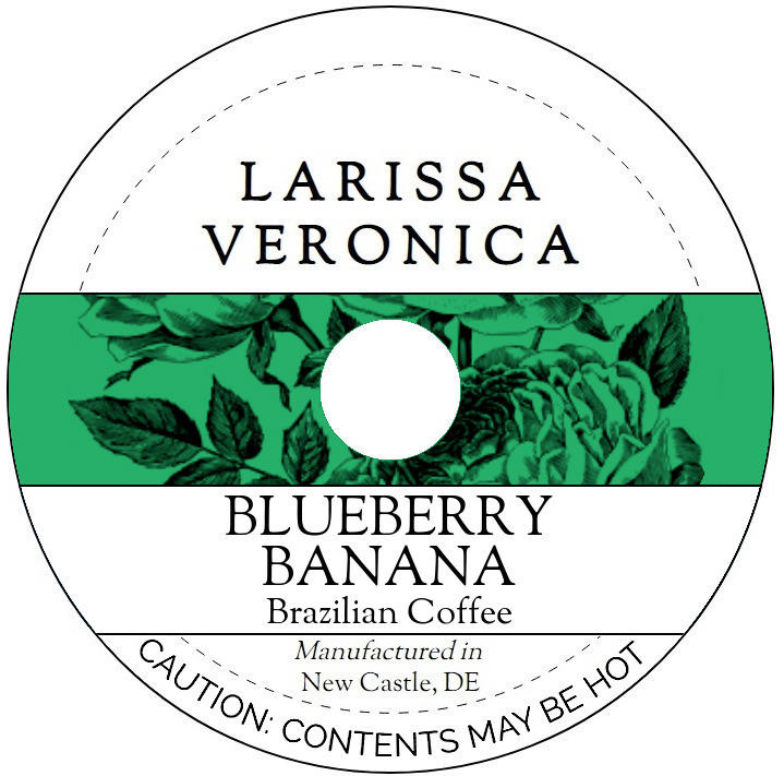 Blueberry Banana Brazilian Coffee <BR>(Single Serve K-Cup Pods)